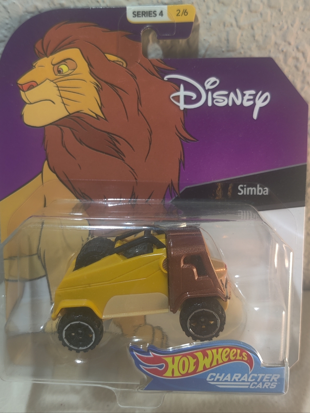 Disney Hot Wheels Character Car - Simba